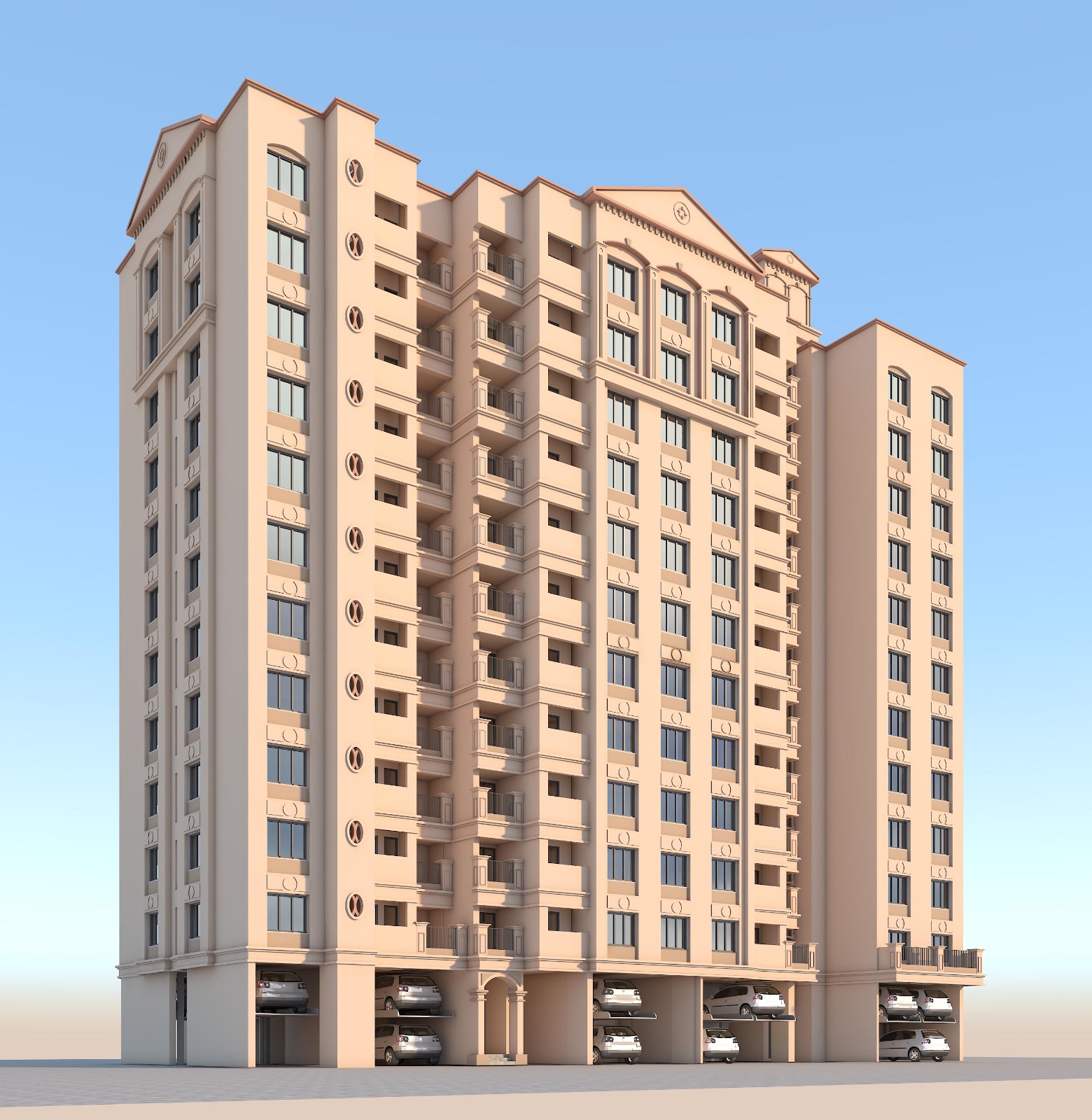Modern building completed by SK Enterprises